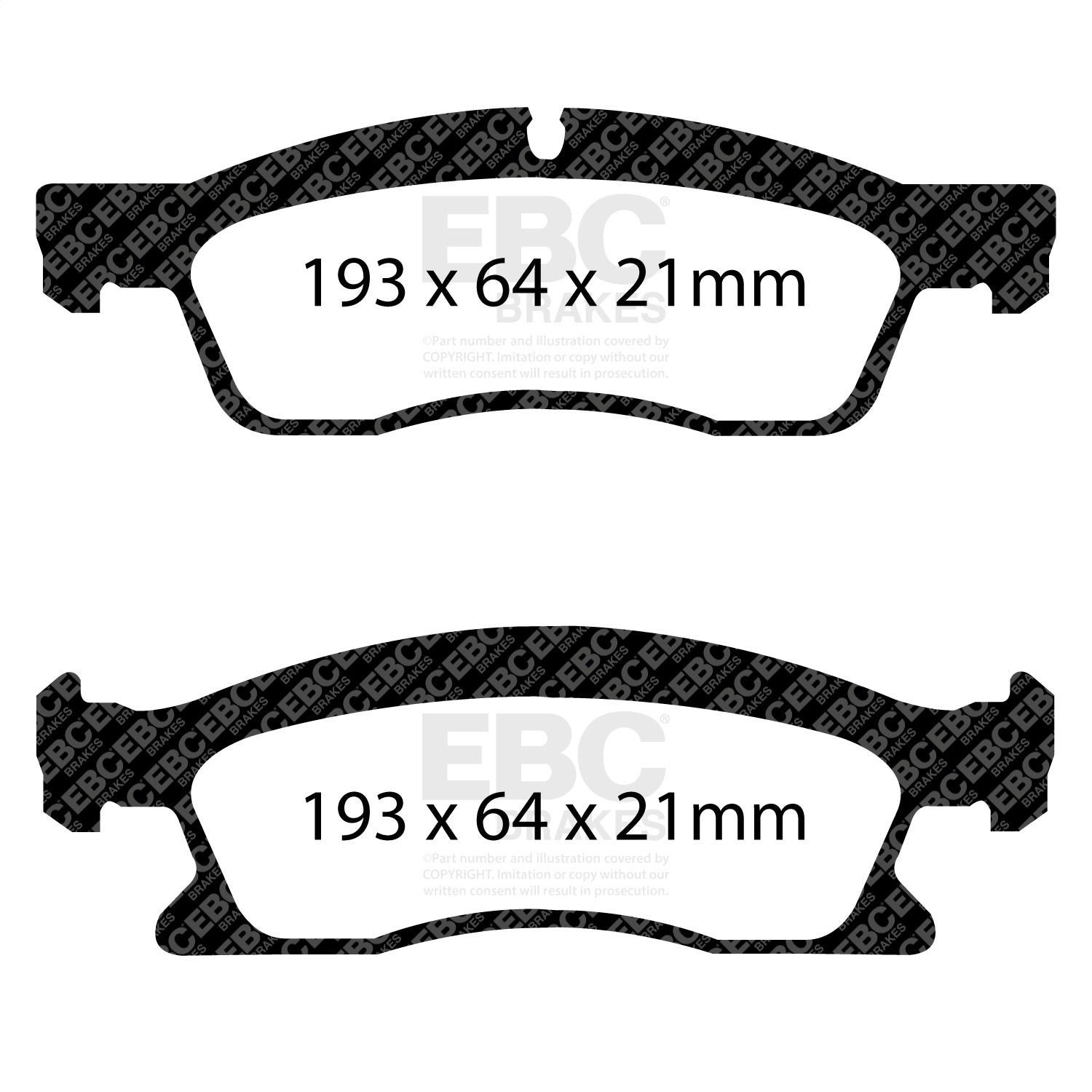 EBC Brakes DP42136R Yellowstuff Street And Track Brake Pads