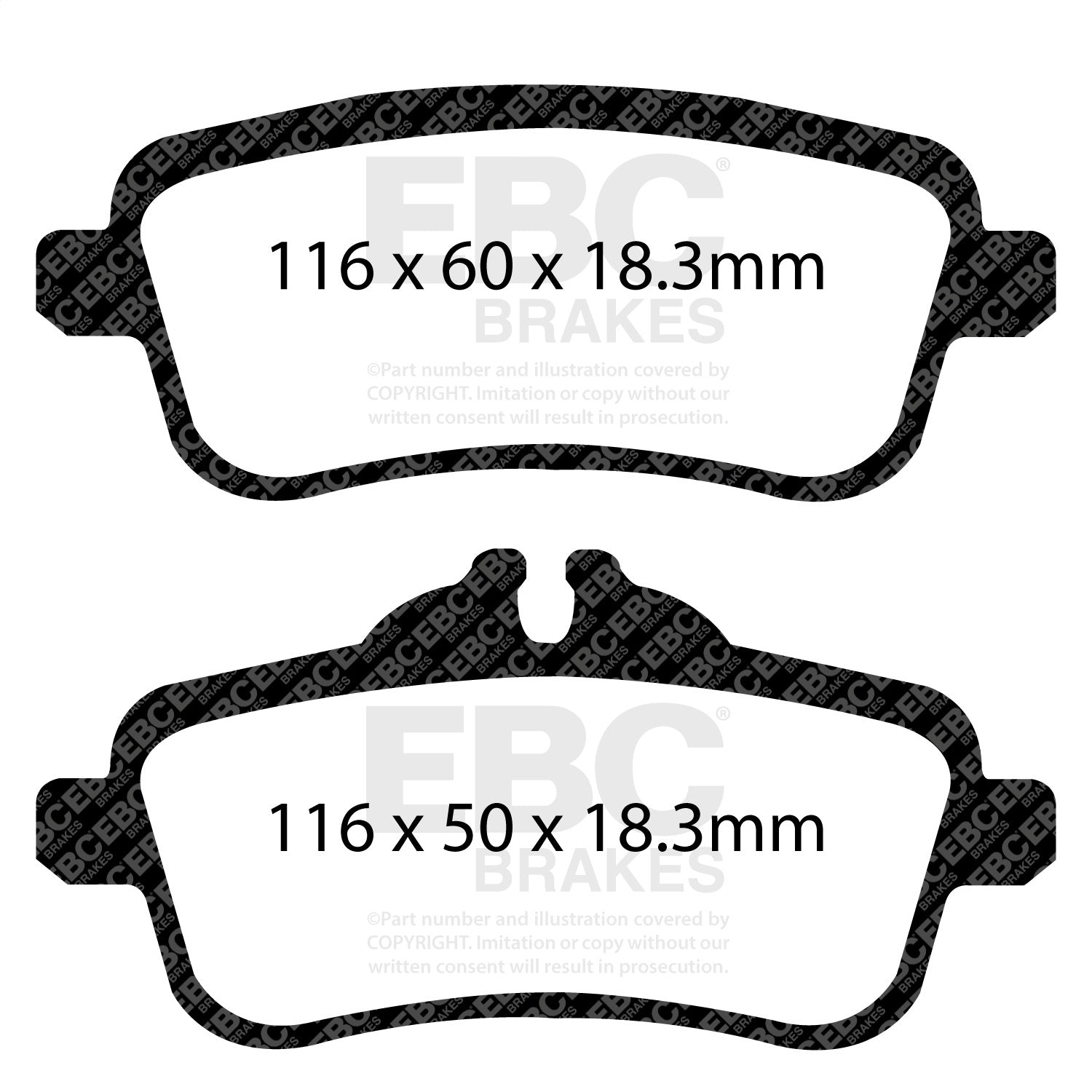 EBC Brakes DP32137C Redstuff Ceramic Low Dust Brake Pads