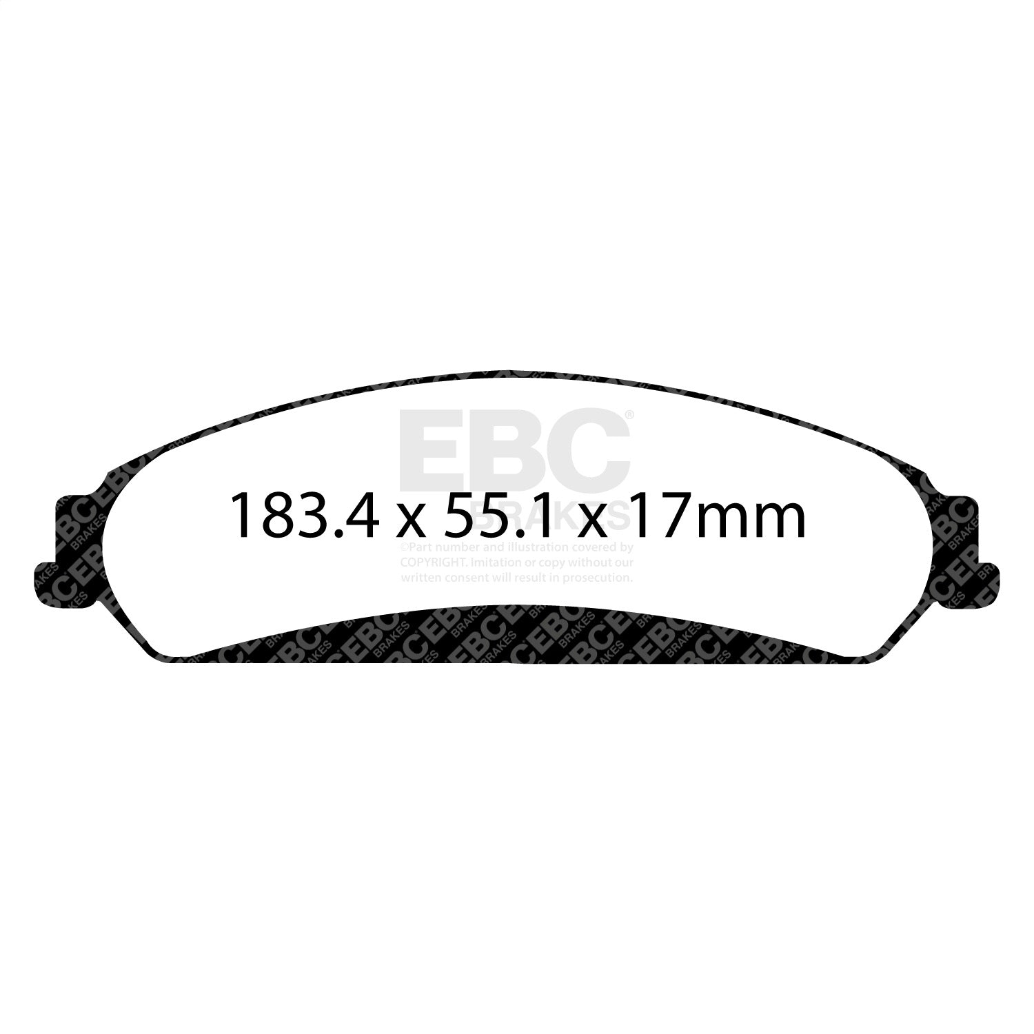 EBC Brakes DP42139R Yellowstuff Street And Track Brake Pads