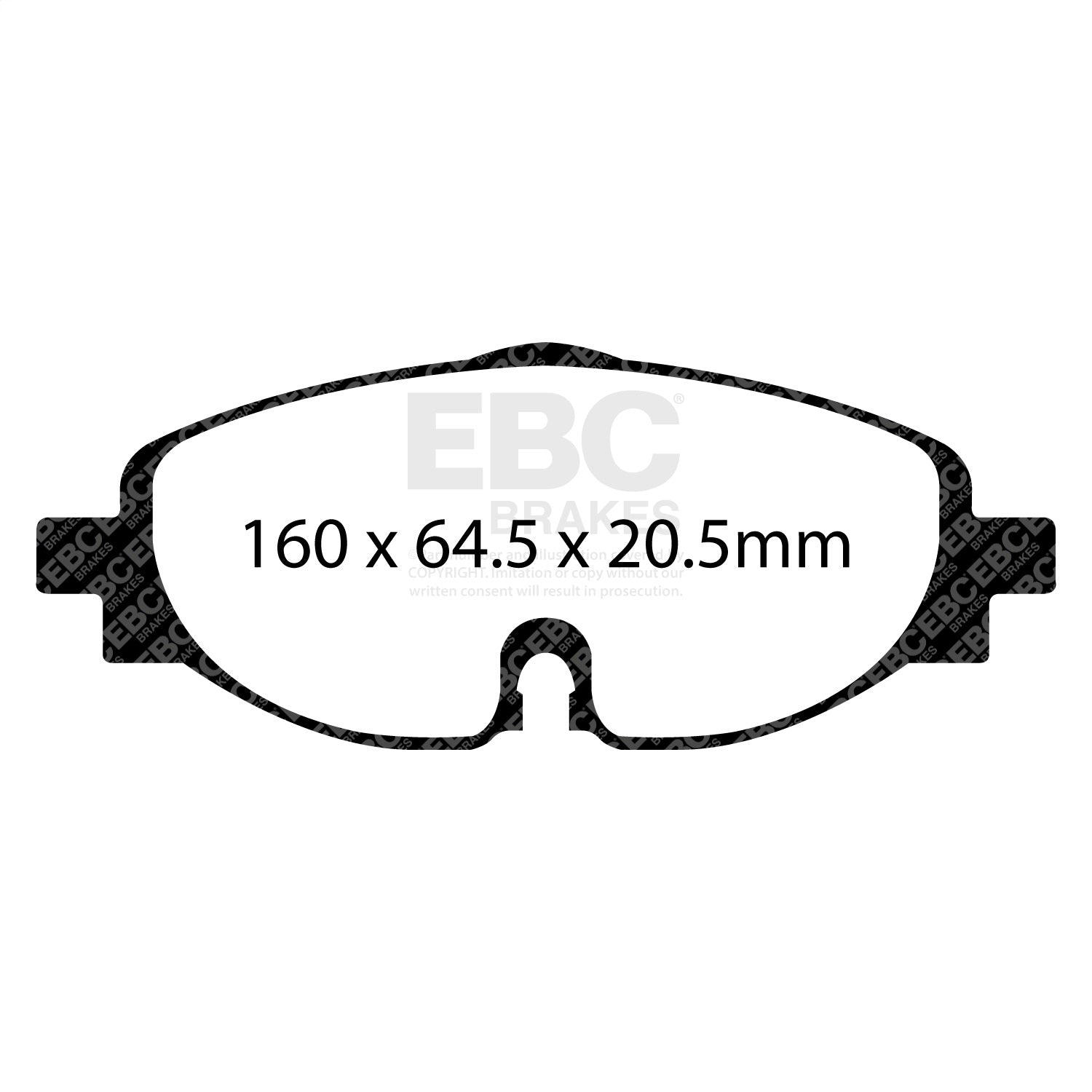 EBC Brakes DP42150R Yellowstuff Street And Track Brake Pads