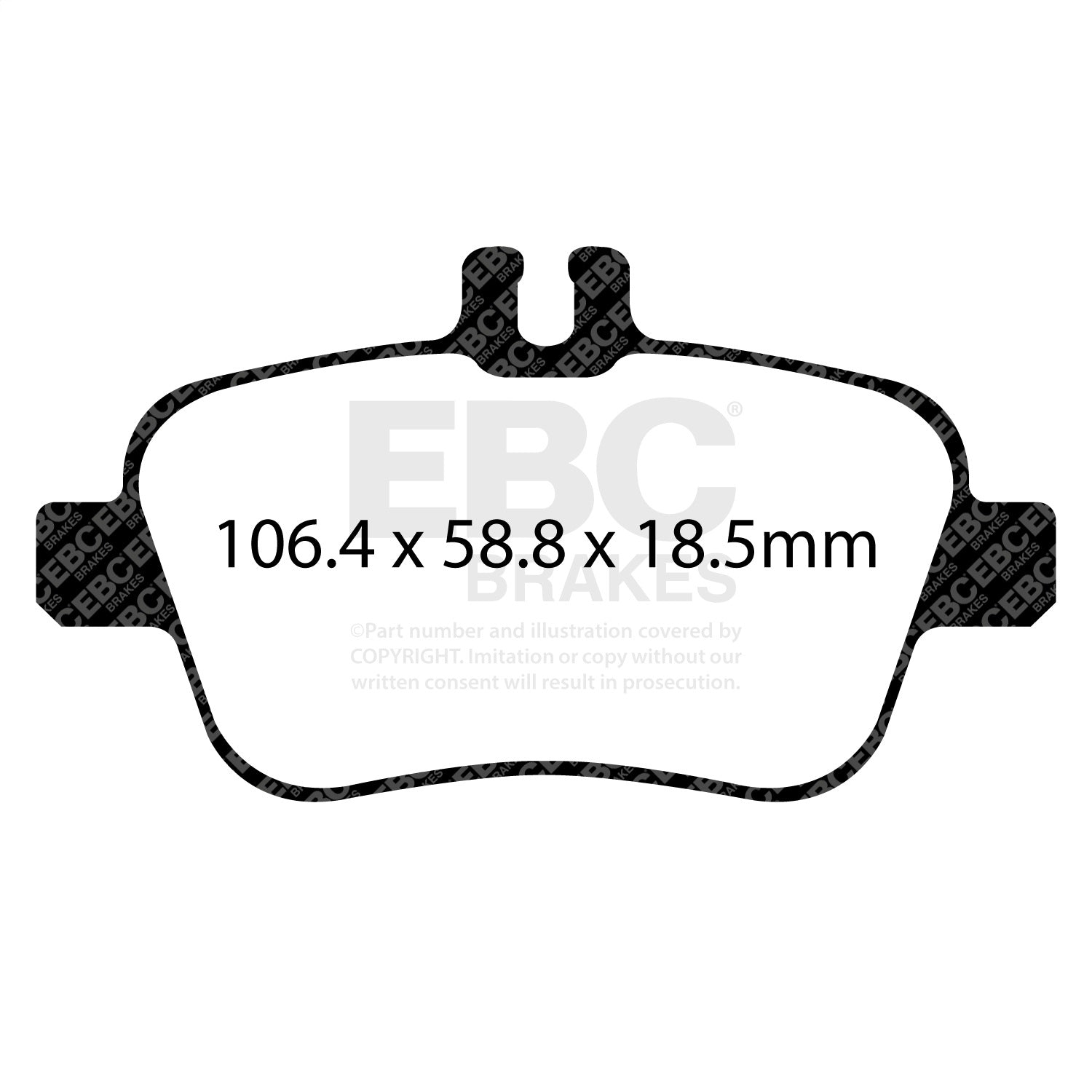EBC Brakes DP32157C Redstuff Ceramic Low Dust Brake Pads