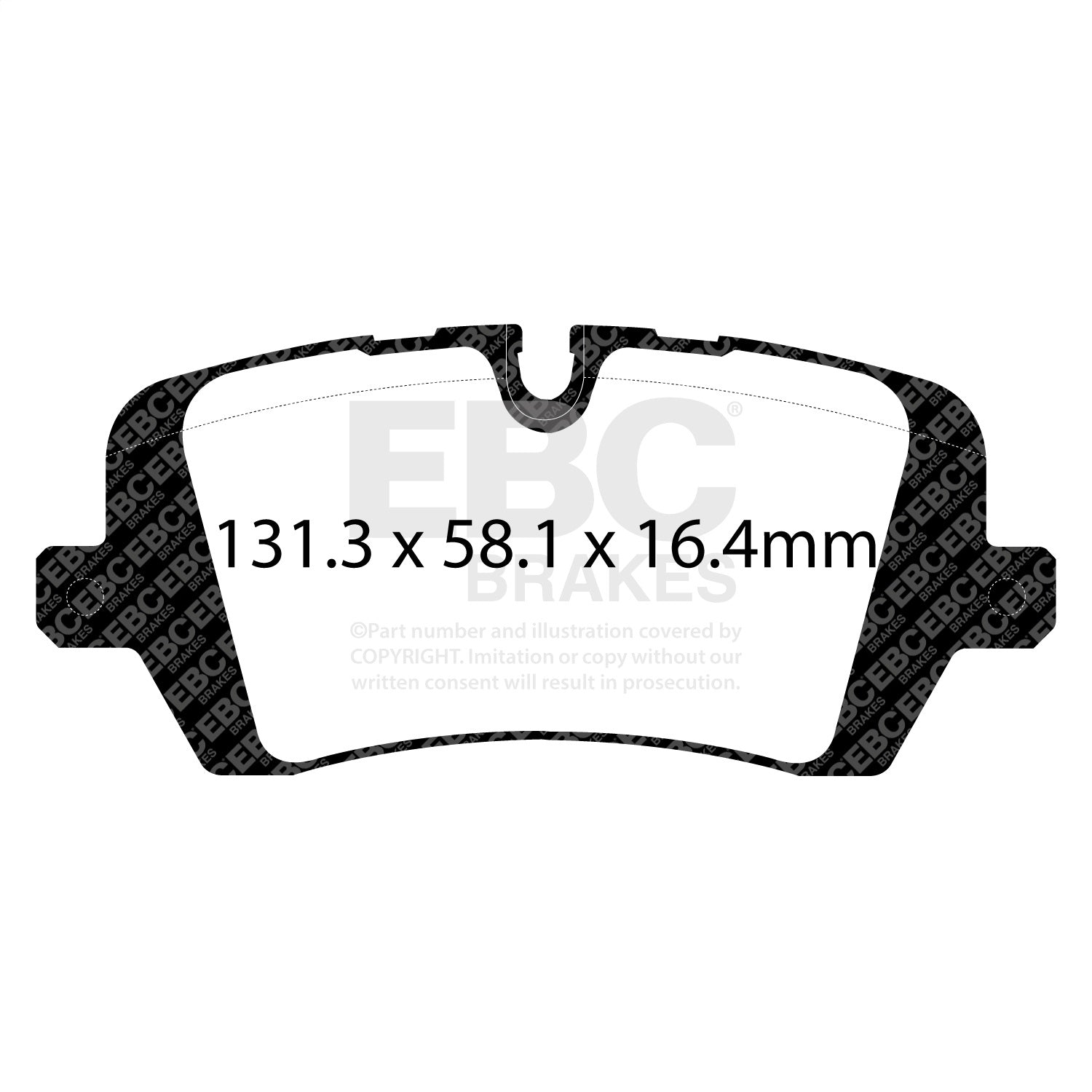 EBC Brakes DP42161R Yellowstuff Street And Track Brake Pads