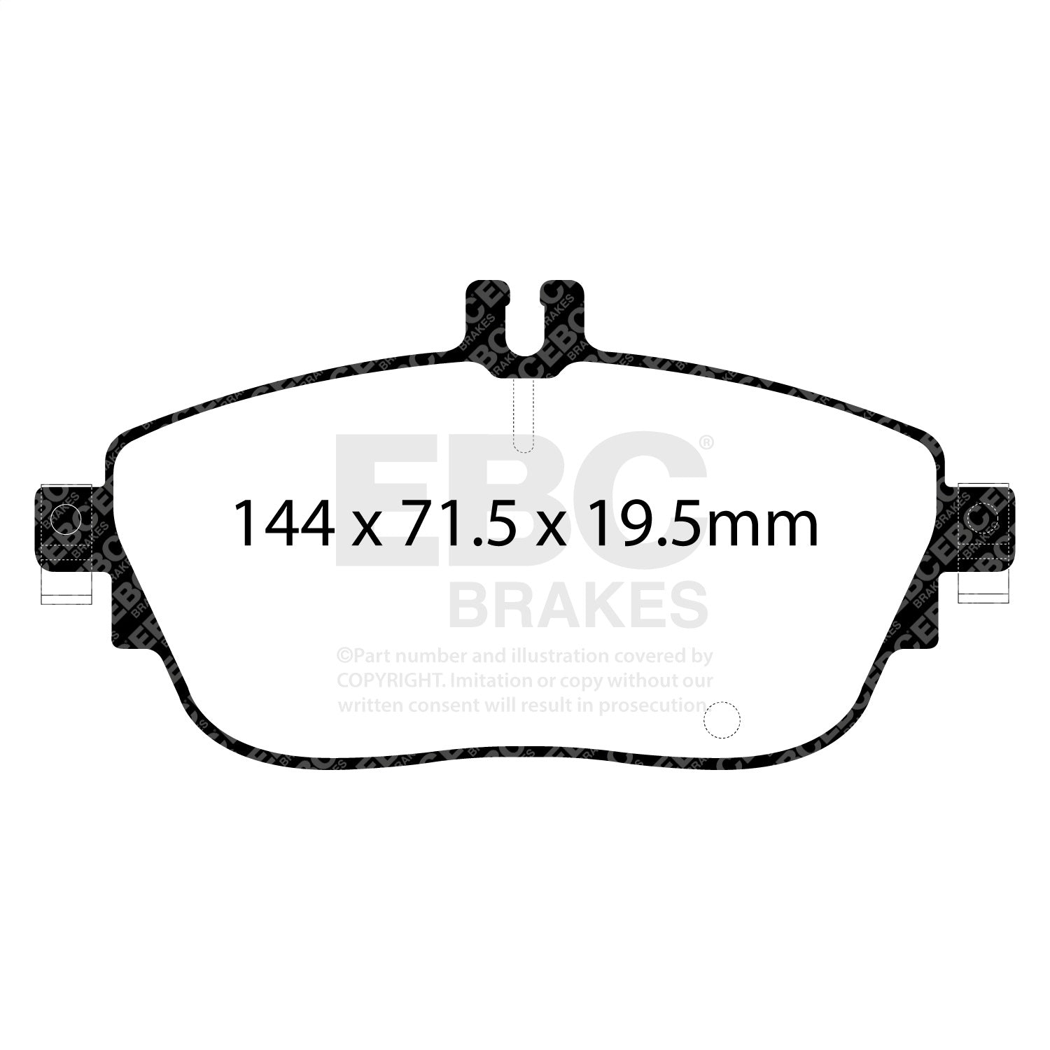 EBC Brakes DP22165 Greenstuff 2000 Series Sport Brake Pads
