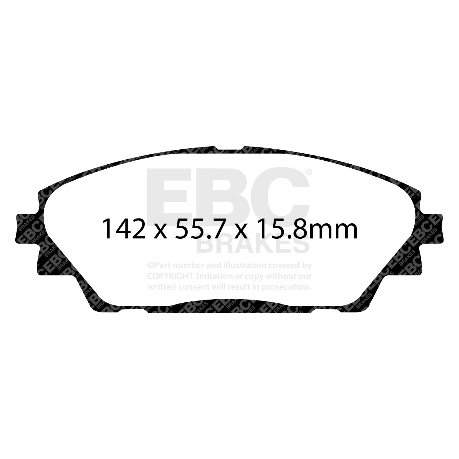 EBC Brakes DP42185R Yellowstuff Street And Track Brake Pads