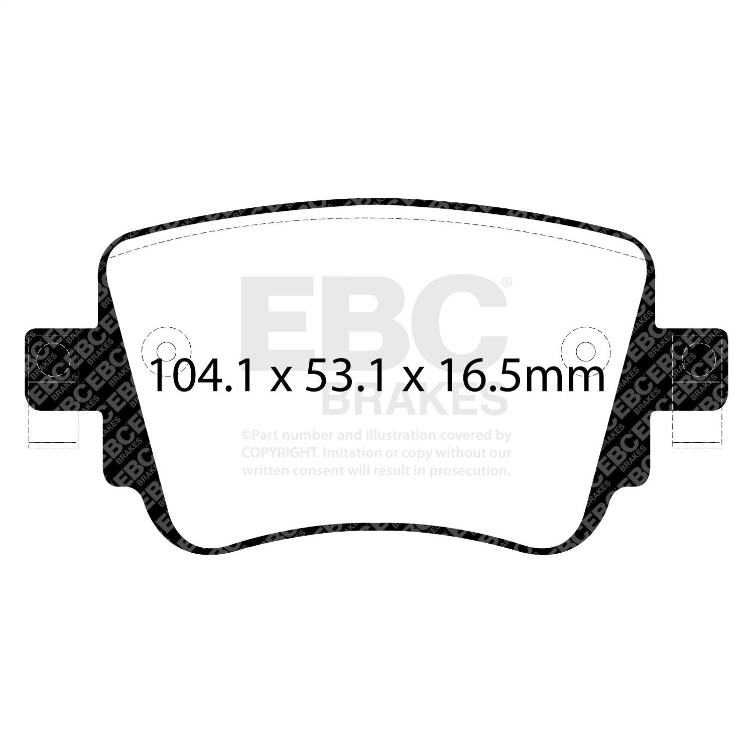 EBC Brakes UD1779 Ultimax  Brake Pads