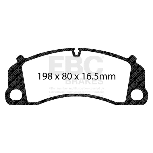 EBC Brakes DP32206C Redstuff Ceramic Low Dust Brake Pads