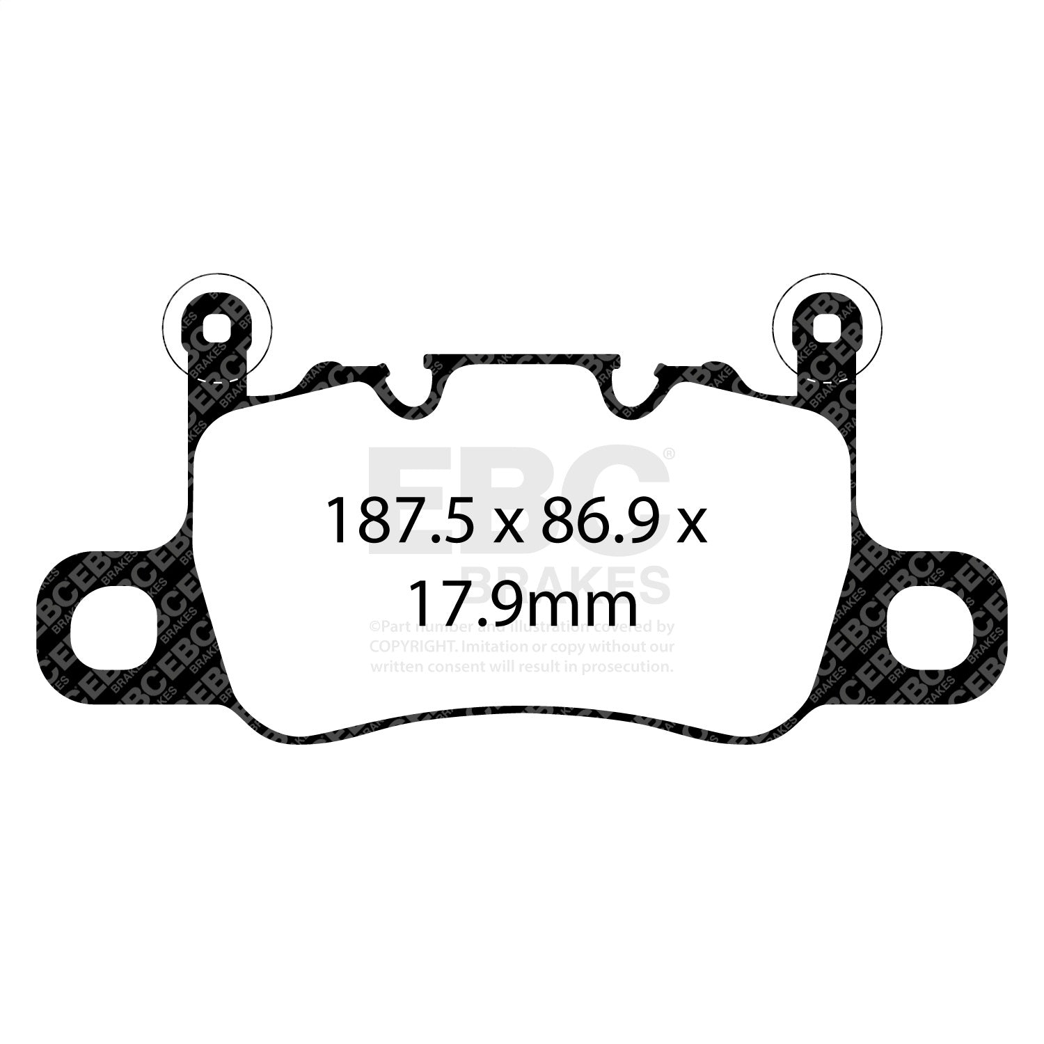 EBC Brakes DP42207R Yellowstuff Street And Track Brake Pads