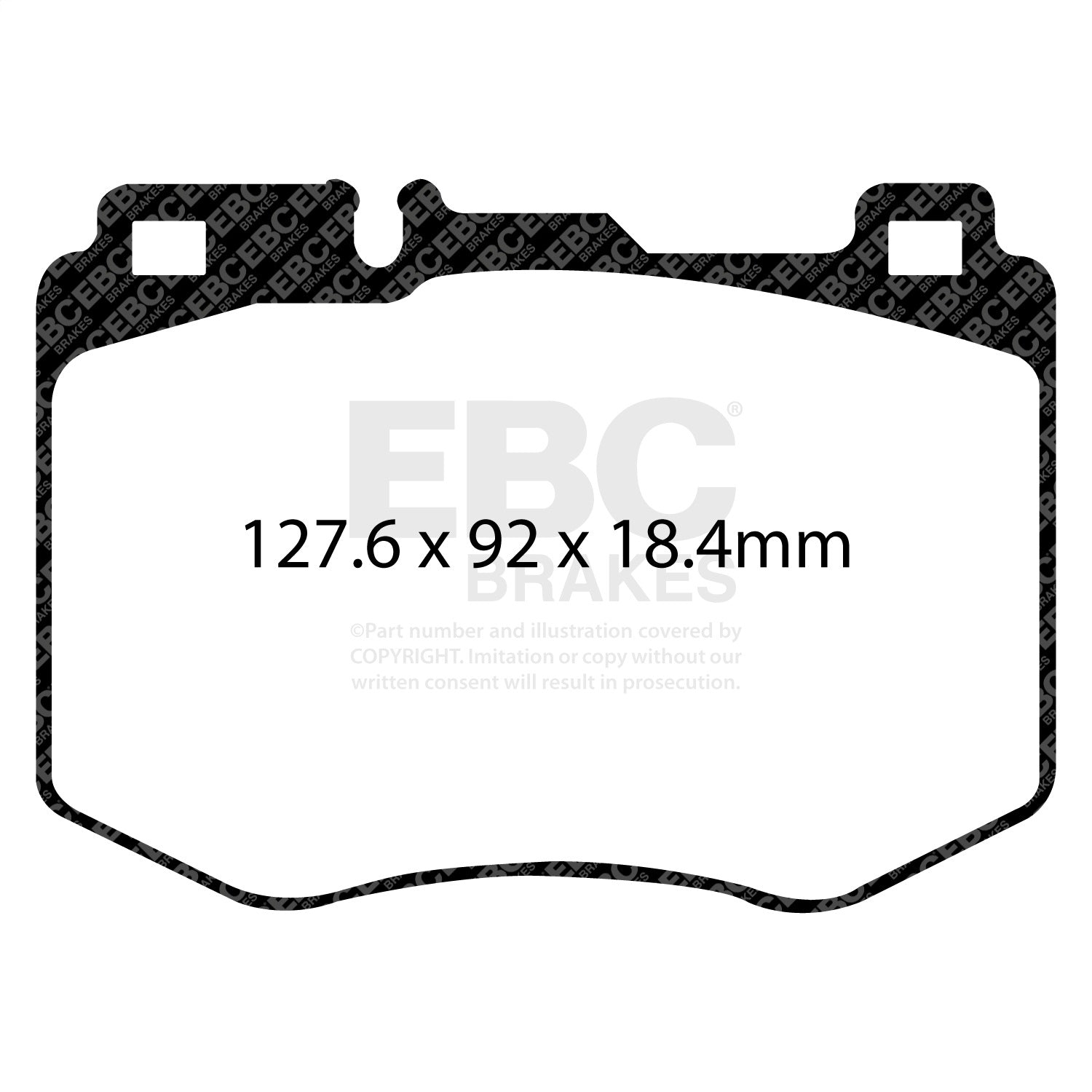 EBC Brakes UD1796 Ultimax  Brake Pads Fits 15-23 C300 C350e GLC300