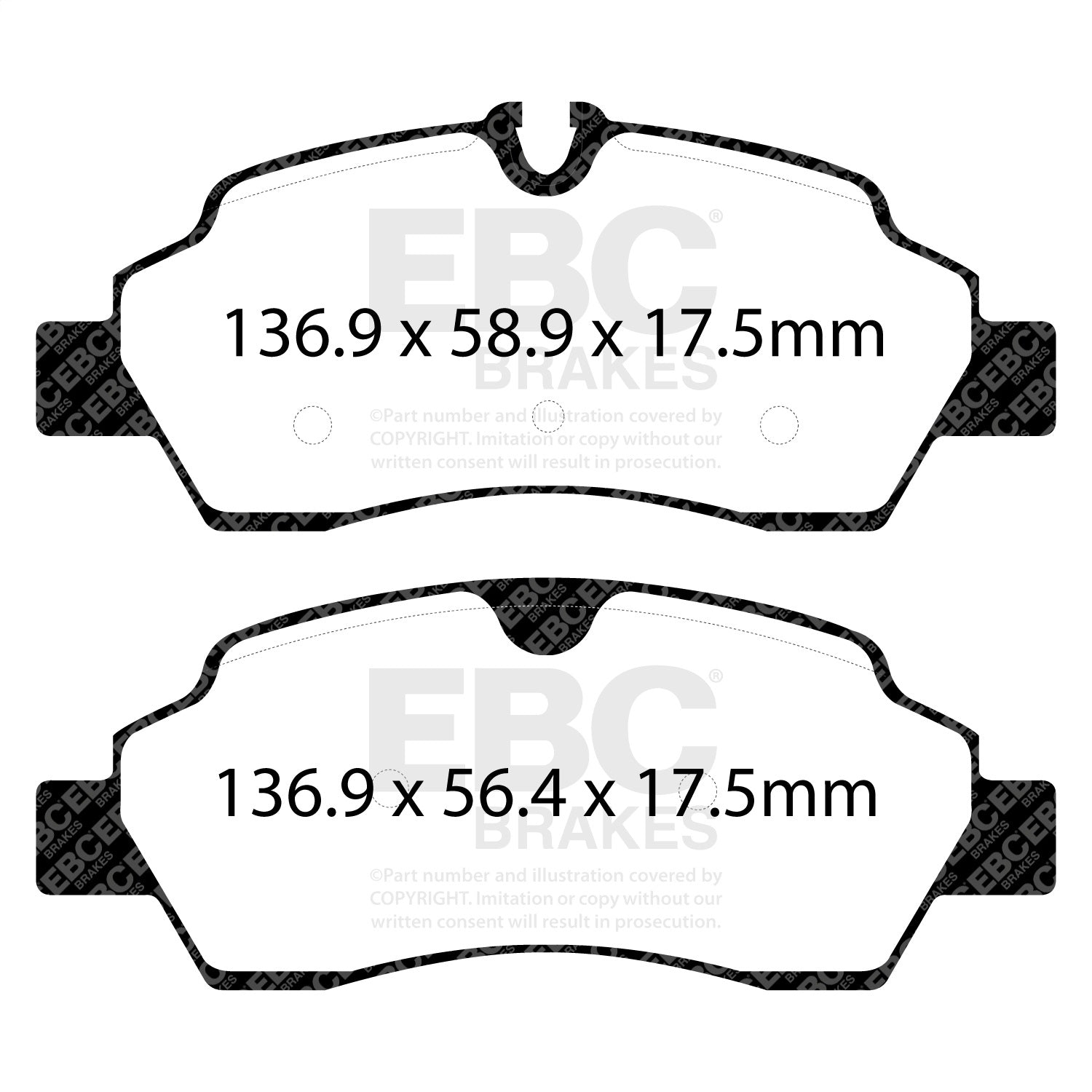 EBC Brakes UD1775 Ultimax  Brake Pads
