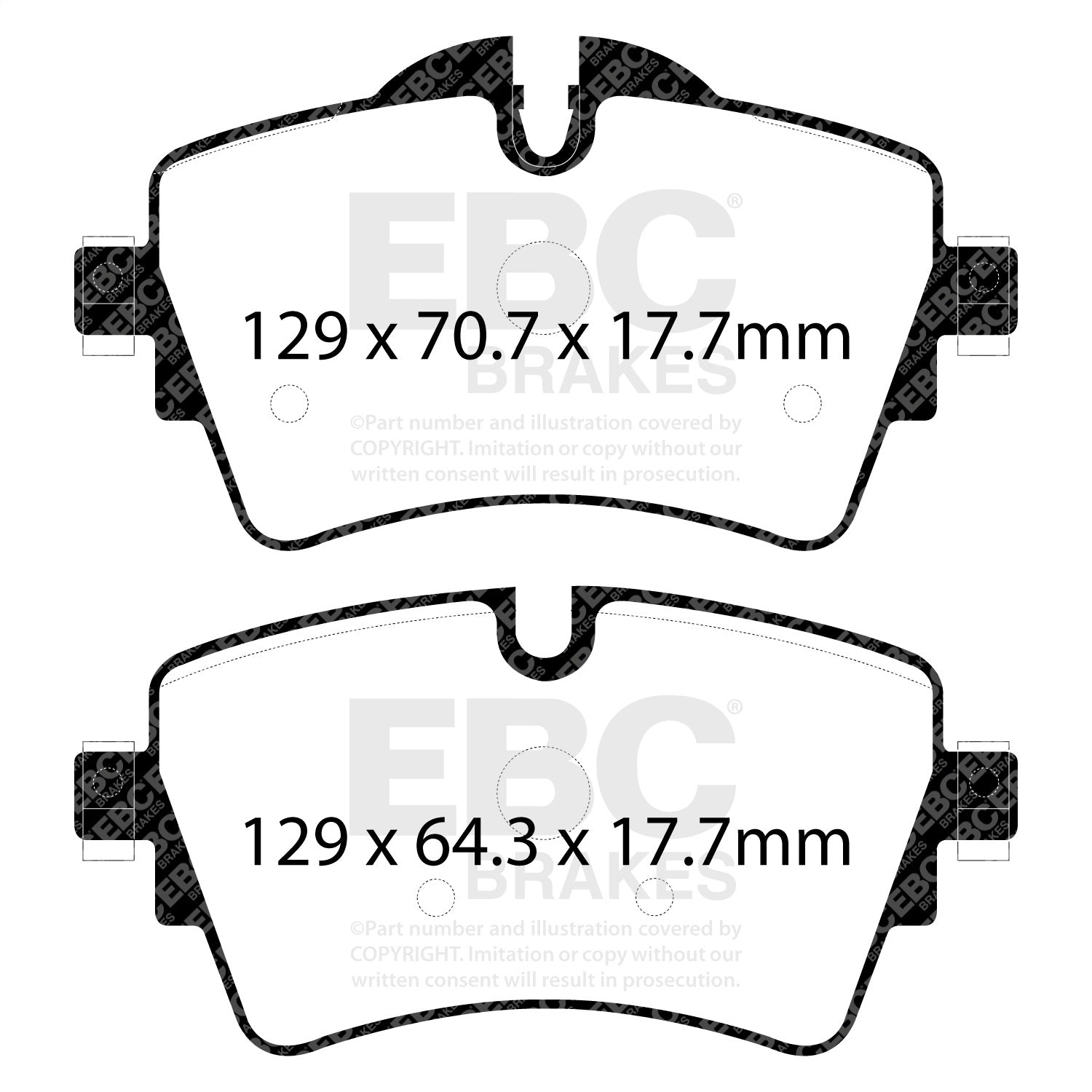 EBC Brakes DP52227NDX Bluestuff NDX Full Race Brake Pads