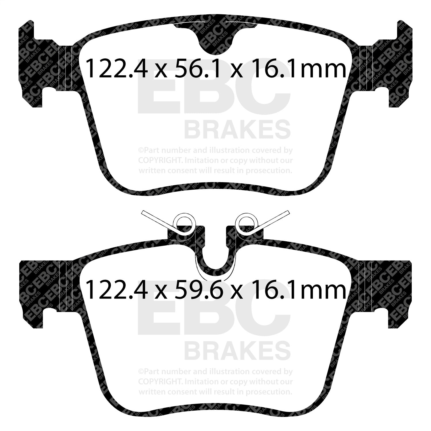 EBC Brakes DP22246 Greenstuff 2000 Series Sport Brake Pads