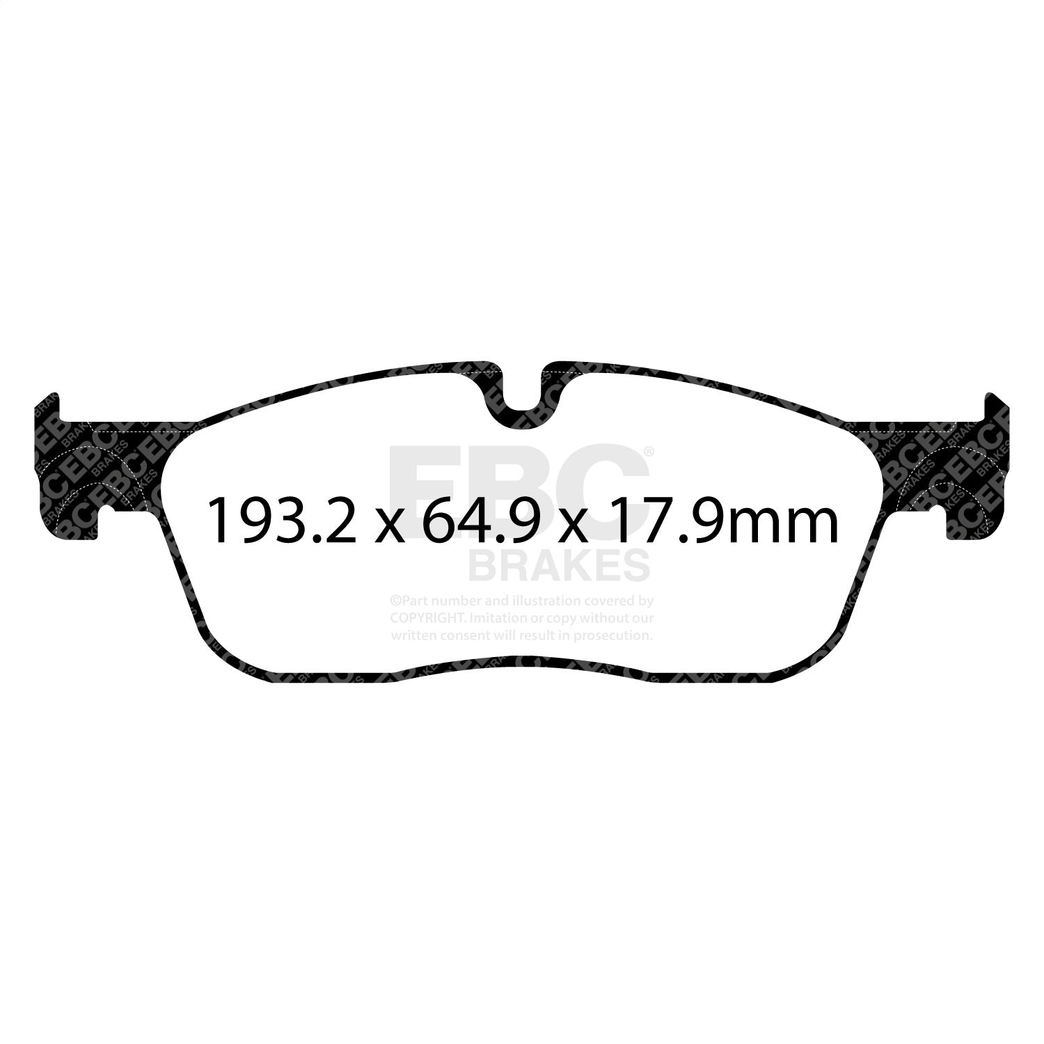 EBC Brakes DP42251R Yellowstuff Street And Track Brake Pads