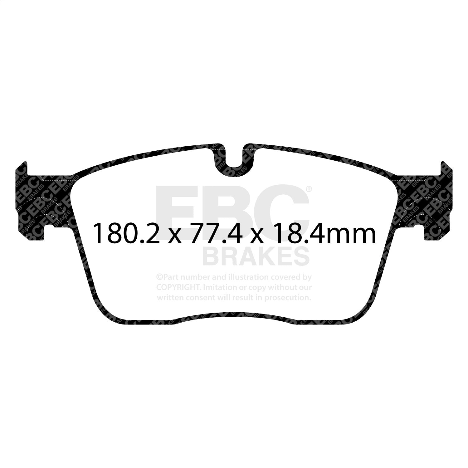 EBC Brakes DP22253 Greenstuff 2000 Series Sport Brake Pads