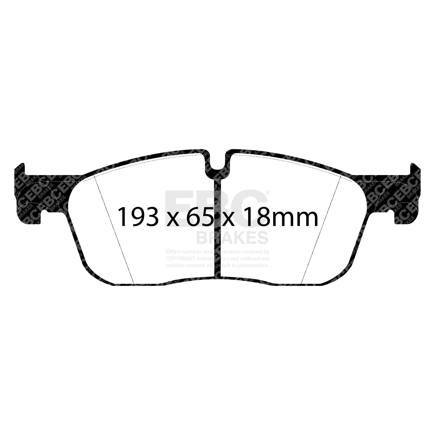 EBC Brakes UD1838 Ultimax  Brake Pads