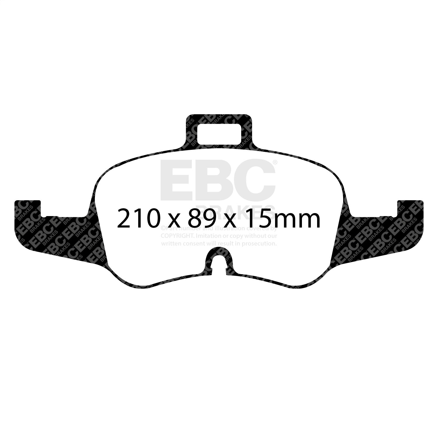 EBC Brakes DP32256C Redstuff Ceramic Low Dust Brake Pads