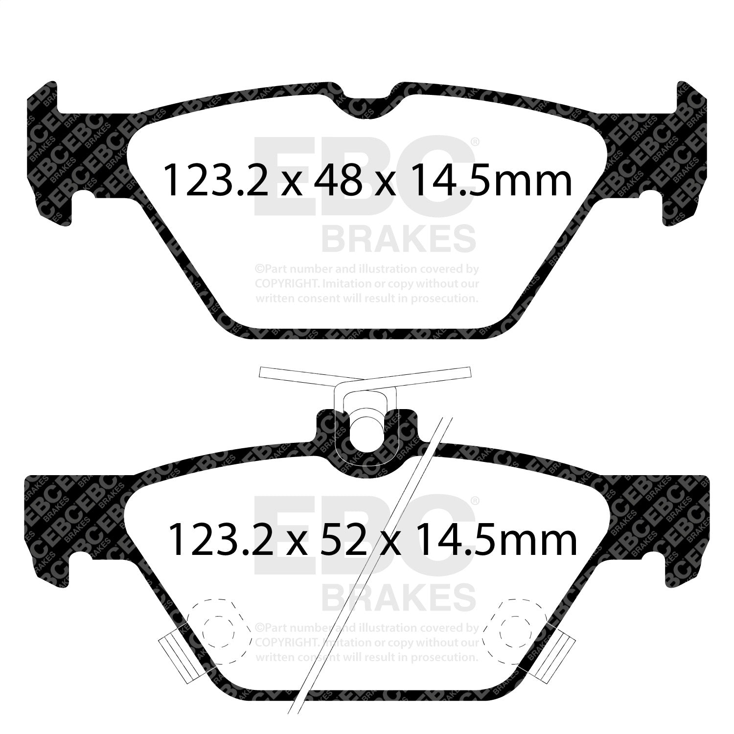 EBC Brakes DP42257R Yellowstuff Street And Track Brake Pads