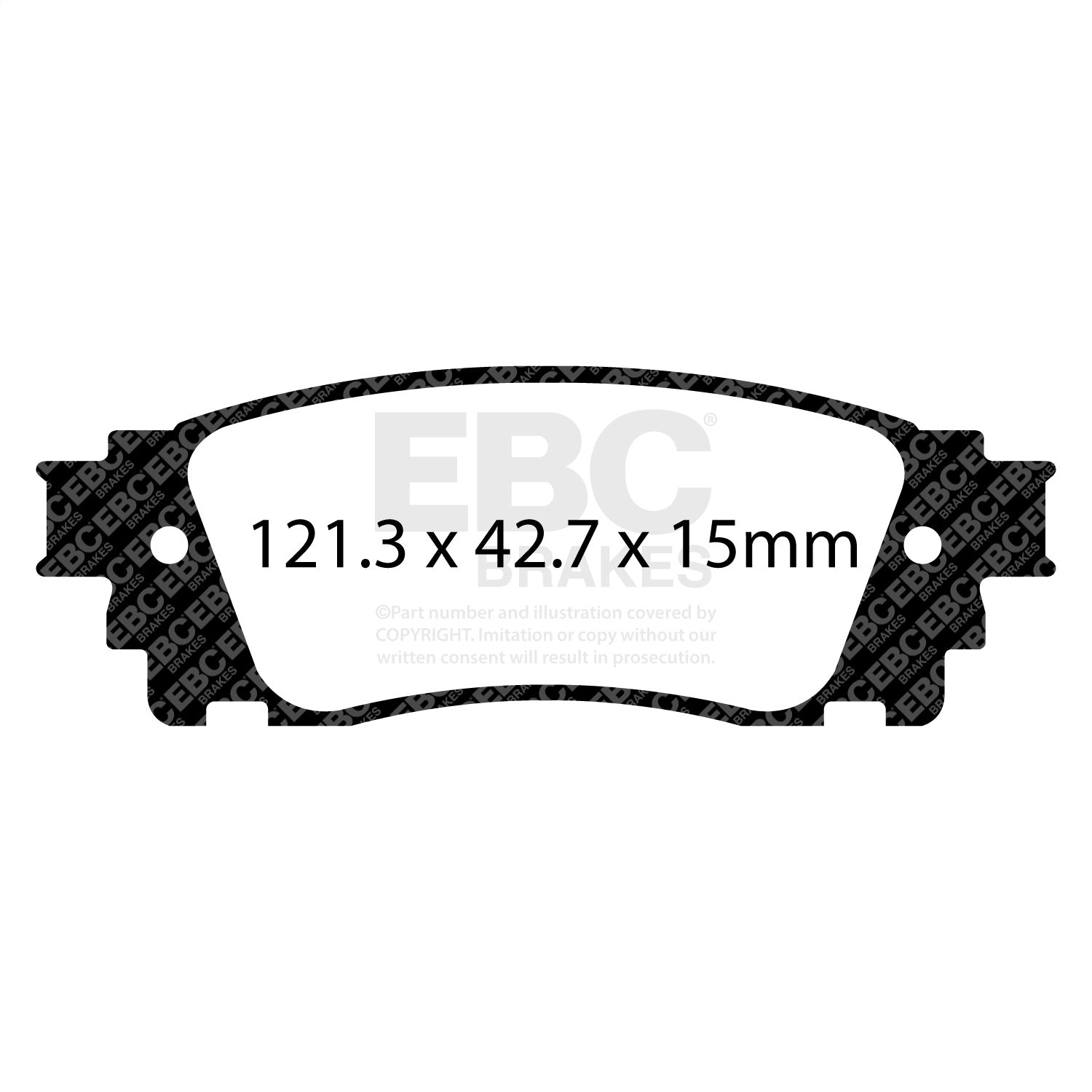 EBC Brakes DP32262C Redstuff Ceramic Low Dust Brake Pads