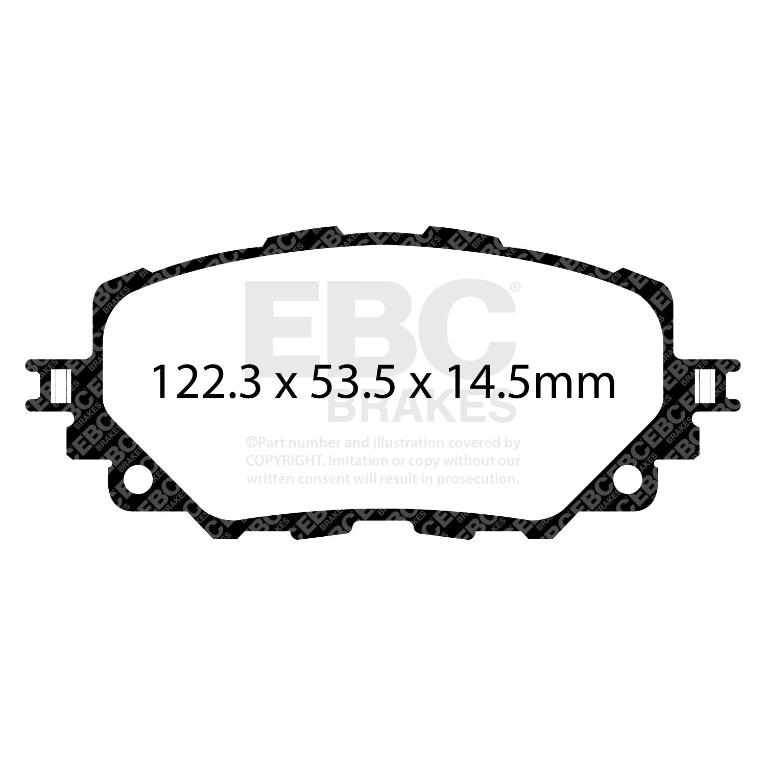 EBC Brakes DP22263 Greenstuff 2000 Series Sport Brake Pads
