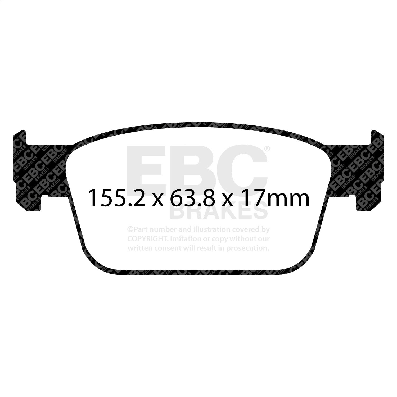 EBC Brakes UD1953 Ultimax  Brake Pads Fits 17-20 A4