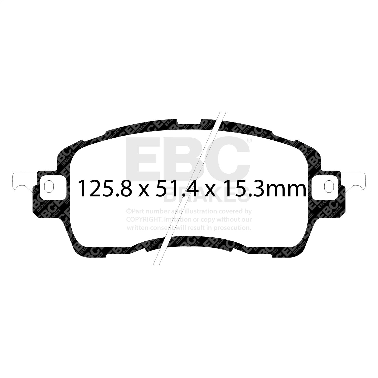 EBC Brakes DP42275R Yellowstuff Street And Track Brake Pads