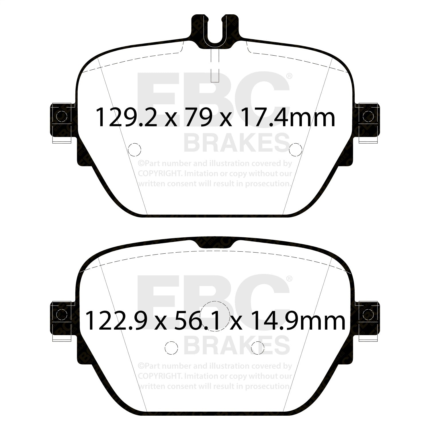 EBC Brakes DP42314R Yellowstuff Street And Track Brake Pads