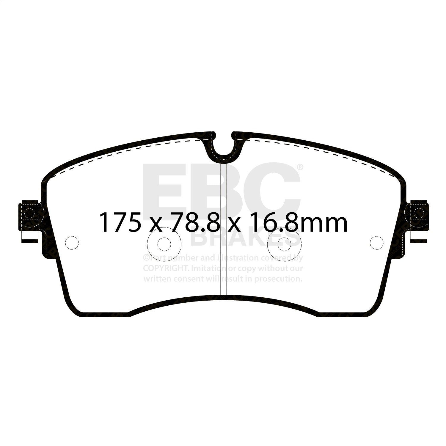 EBC Brakes DP42385R Yellowstuff Street And Track Brake Pads
