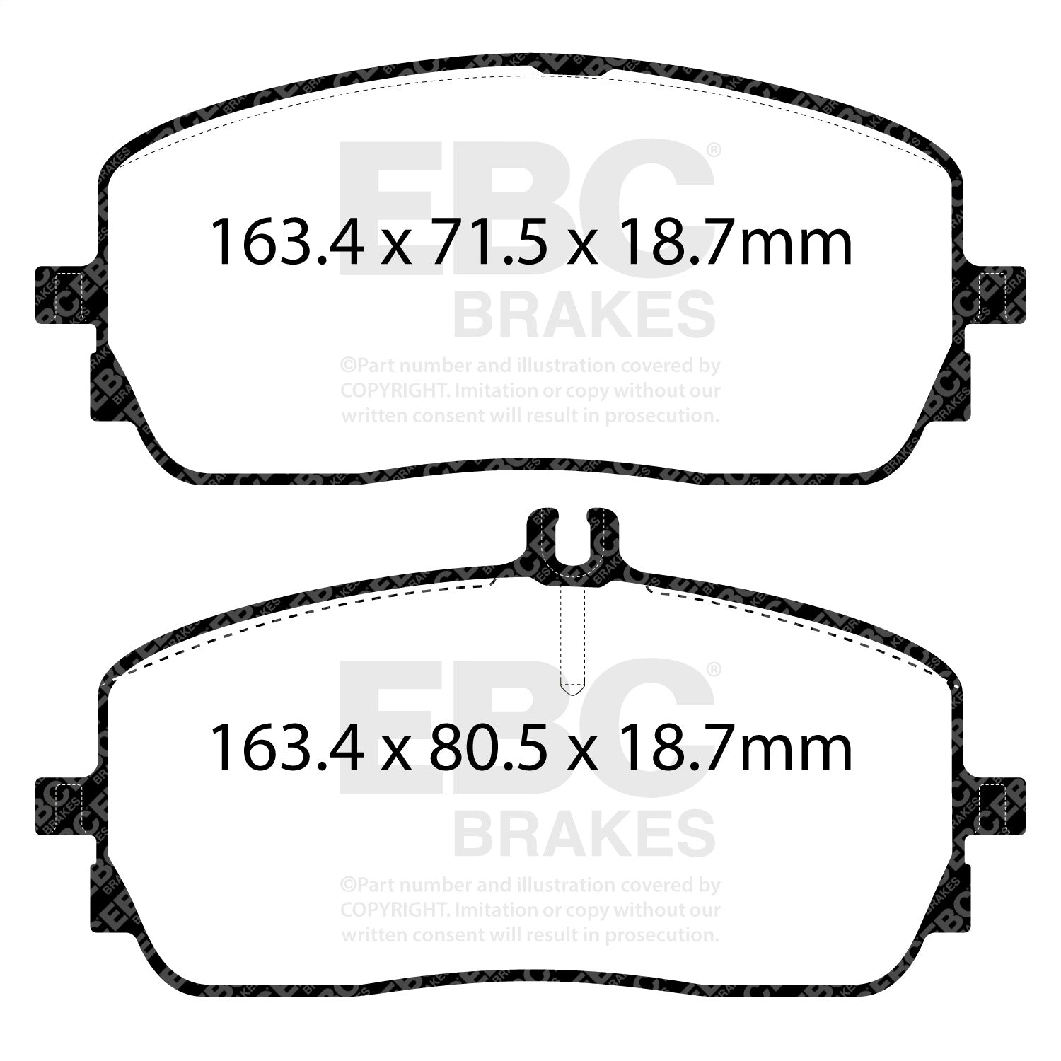 EBC Brakes DP42390R Yellowstuff Street And Track Brake Pads