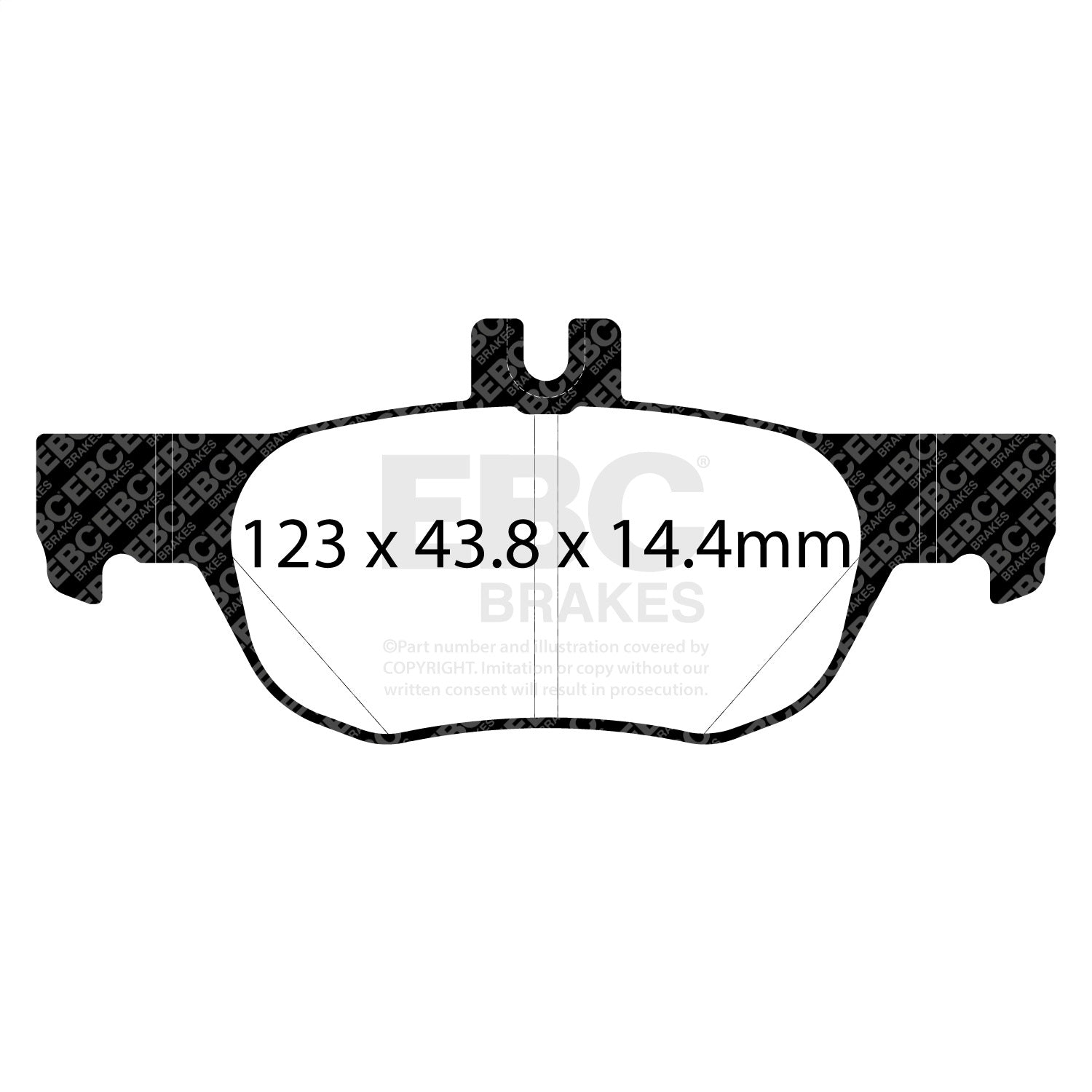 EBC Brakes DP42413R Yellowstuff Street And Track Brake Pads