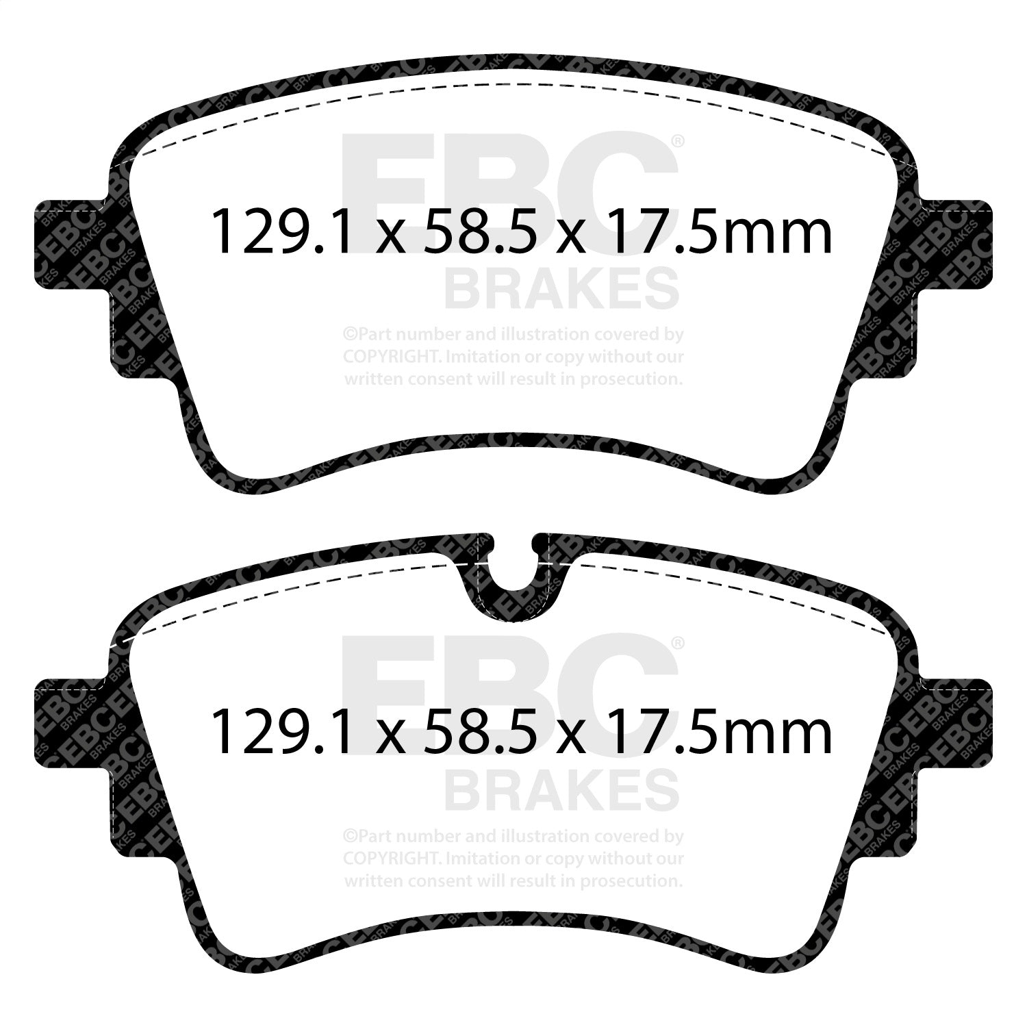 EBC Brakes DP32435C Redstuff Ceramic Low Dust Brake Pads