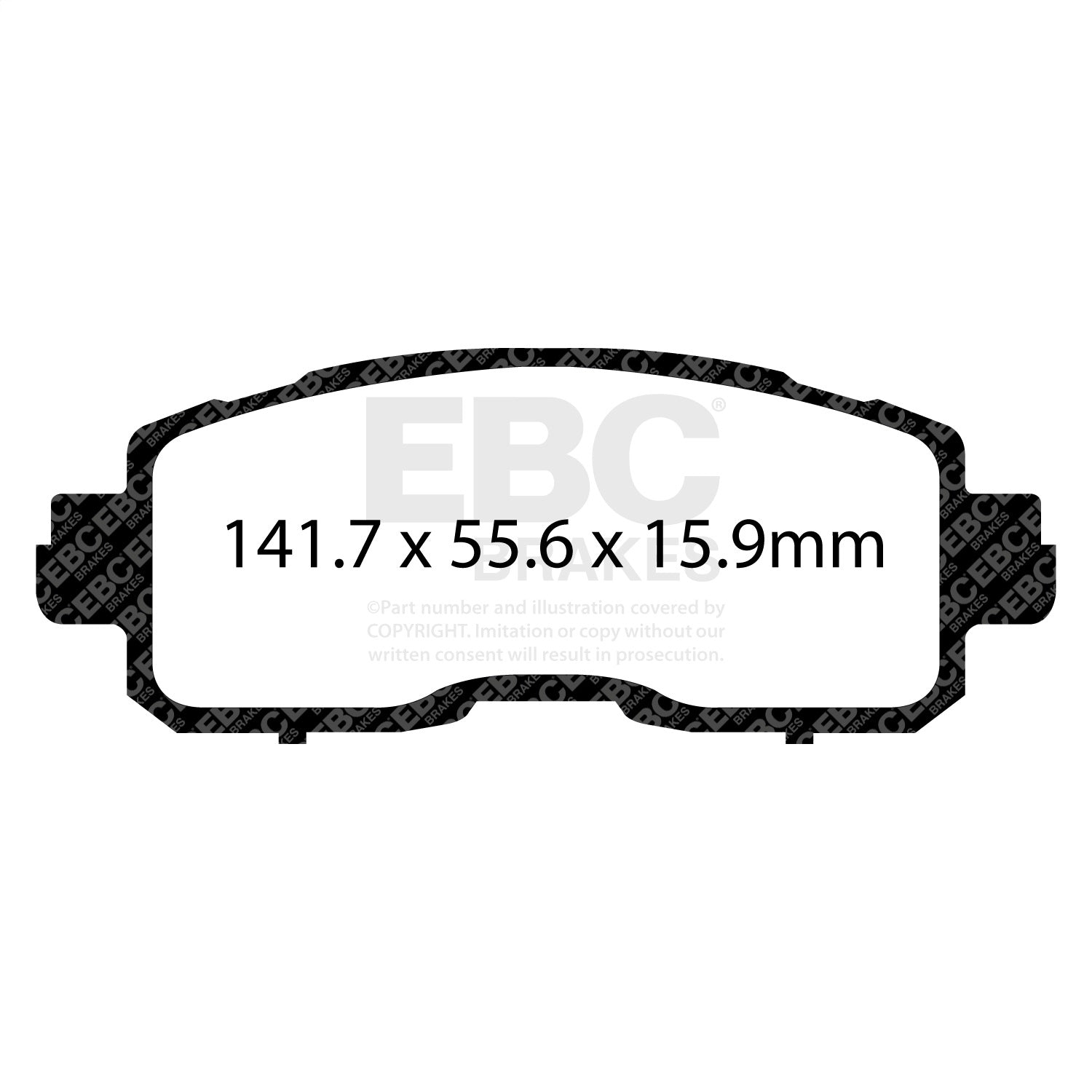 EBC Brakes UD1650 Ultimax  Brake Pads Fits 13-26 Altima LEAF