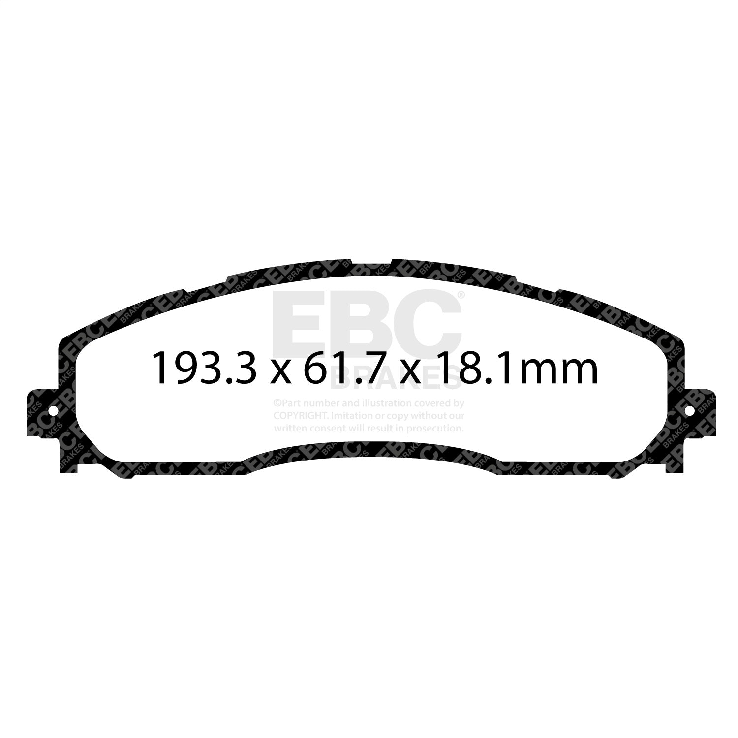 EBC Brakes DP43016R Yellowstuff Street And Track Brake Pads