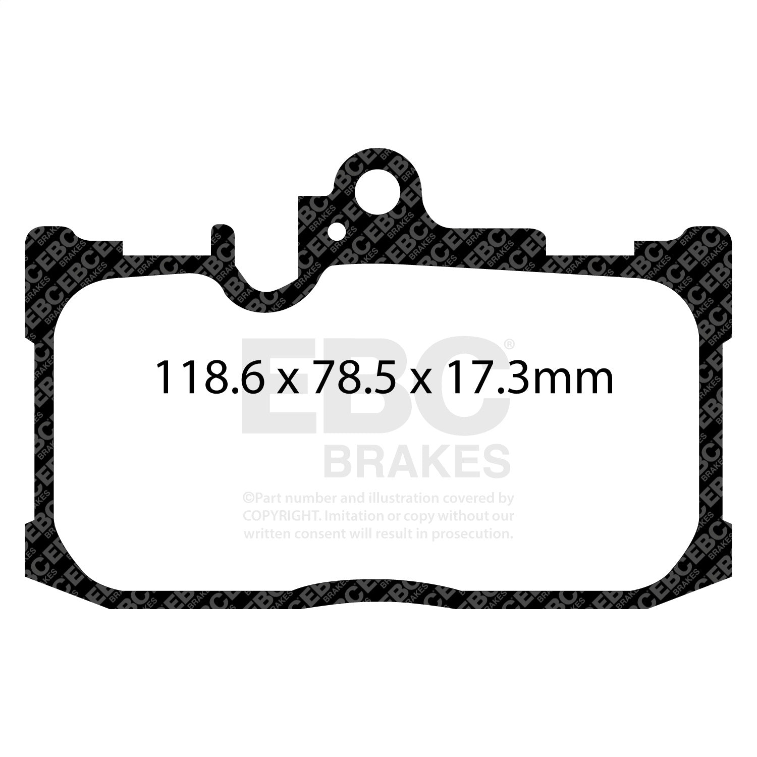 EBC Brakes DP43017R Yellowstuff Street And Track Brake Pads
