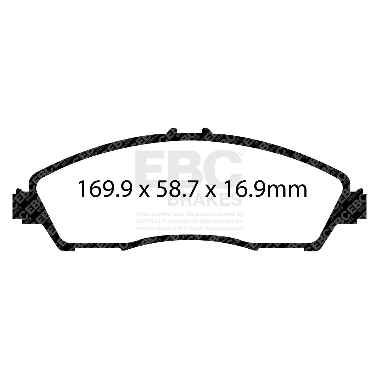 EBC Brakes DP43024R Yellowstuff Street And Track Brake Pads Fits 14-20 MDX