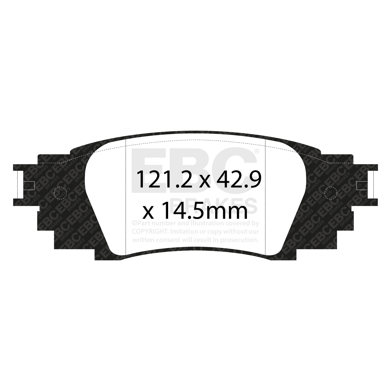 EBC Brakes UD1879 Ultimax  Brake Pads