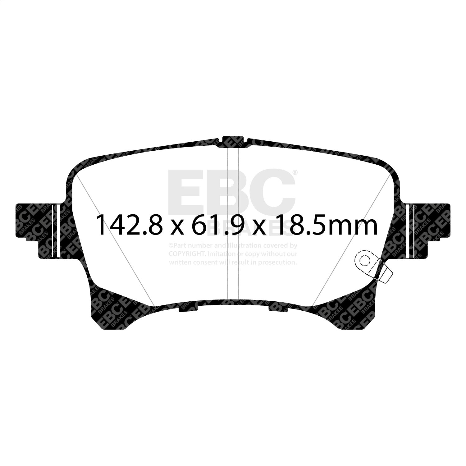 EBC Brakes DP43093R Yellowstuff Street And Track Brake Pads