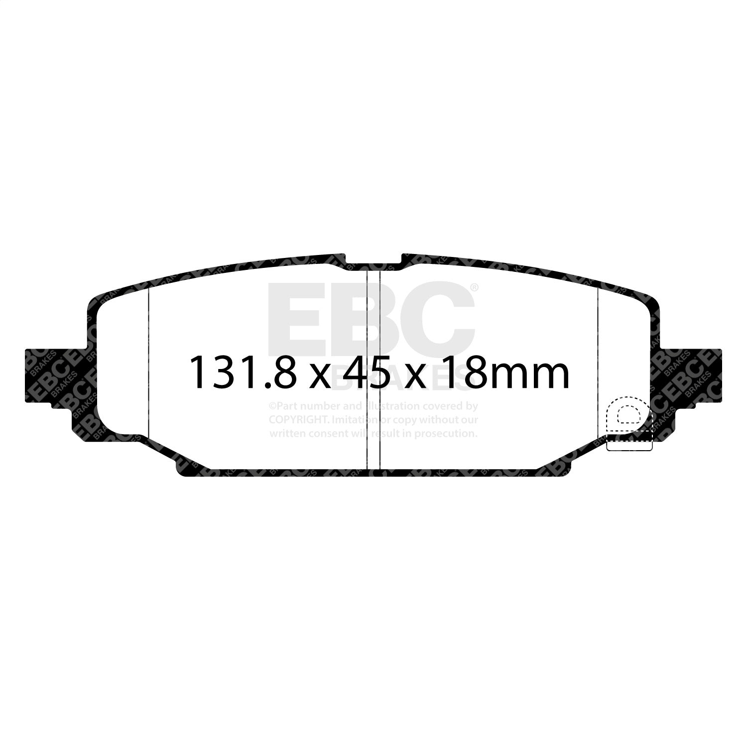 EBC Brakes DP63101 6000 Series Greenstuff Truck/SUV Brakes Disc Pads