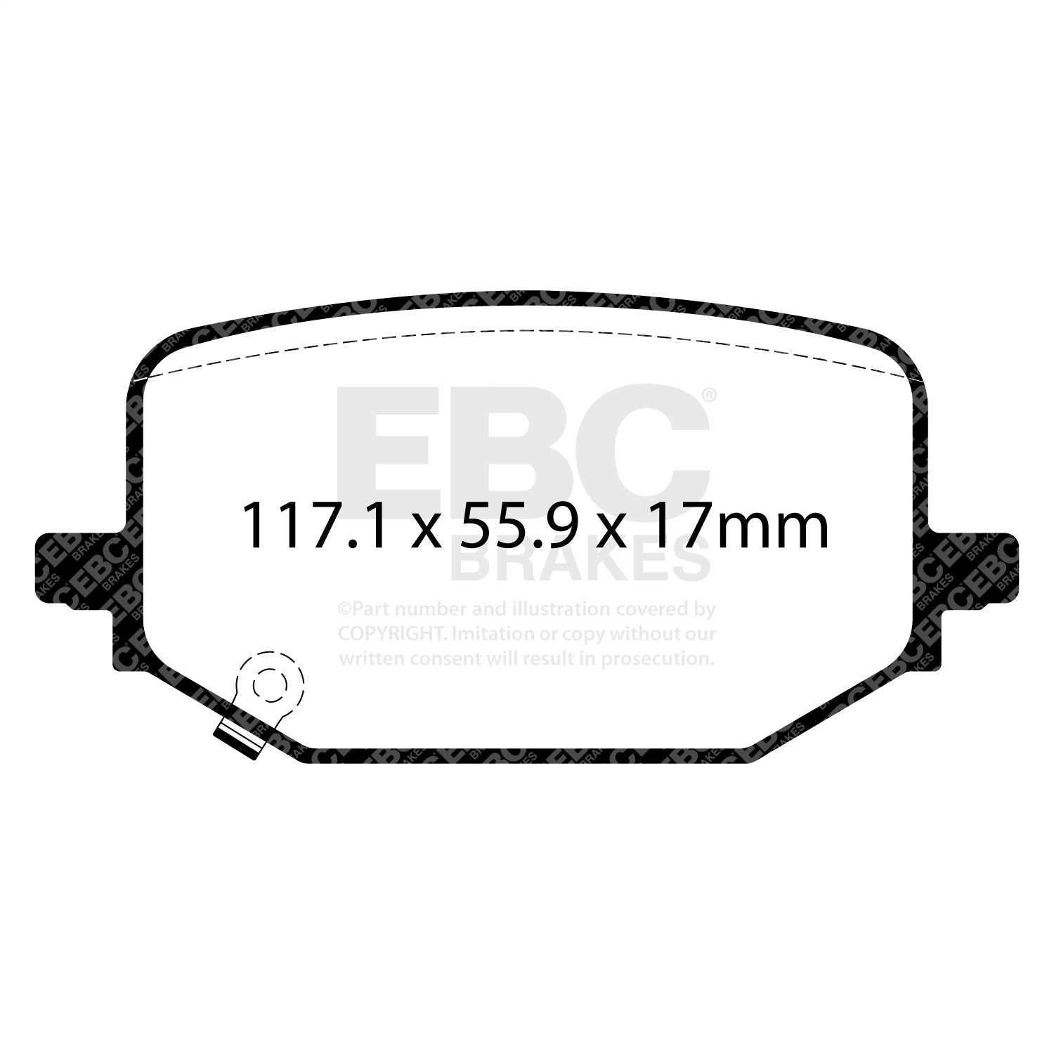 EBC Brakes DP43120R Yellowstuff Street And Track Brake Pads