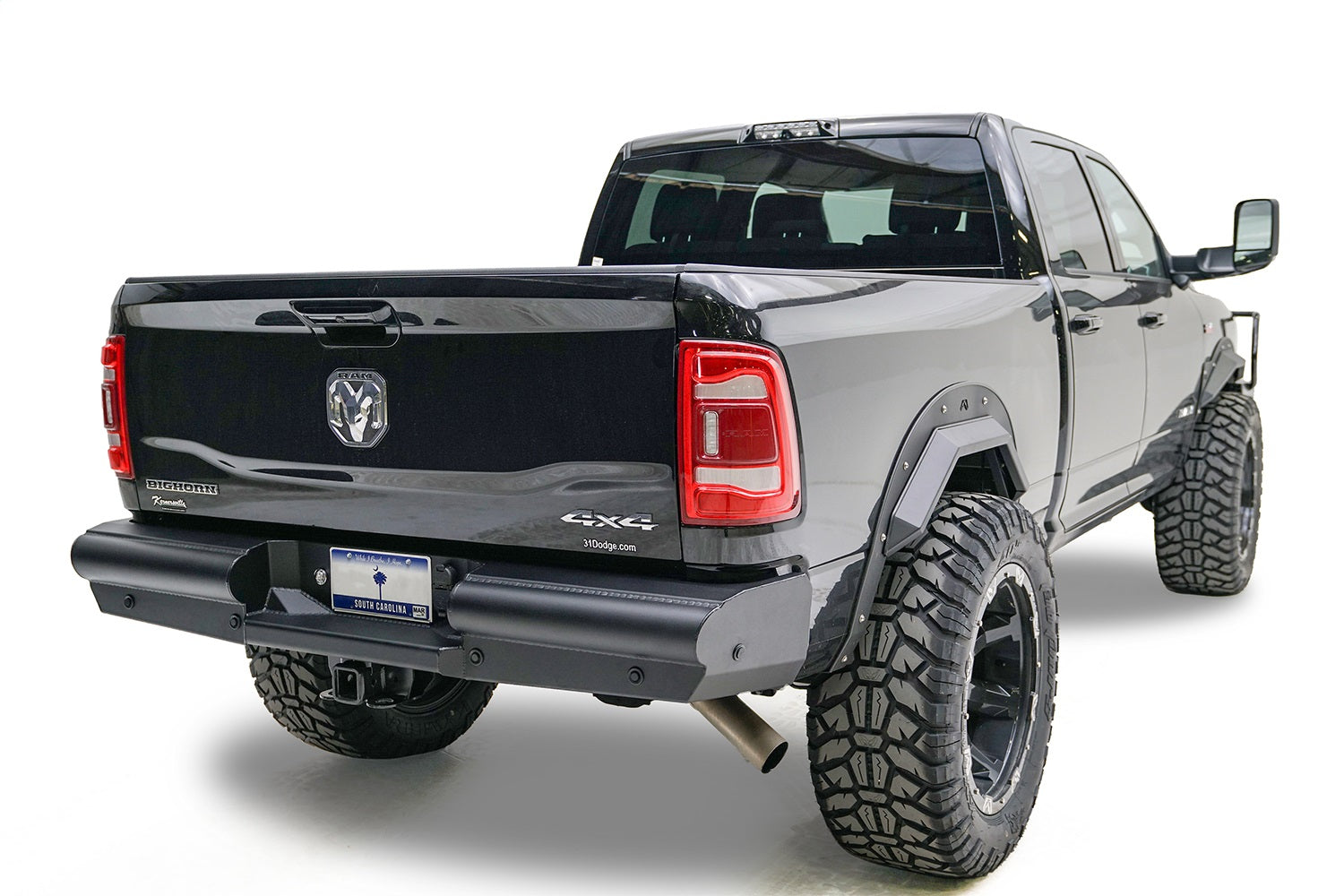 Fab Fours DR19-U4450-1 Elite Rear Bumper Fits 19-22 2500 3500
