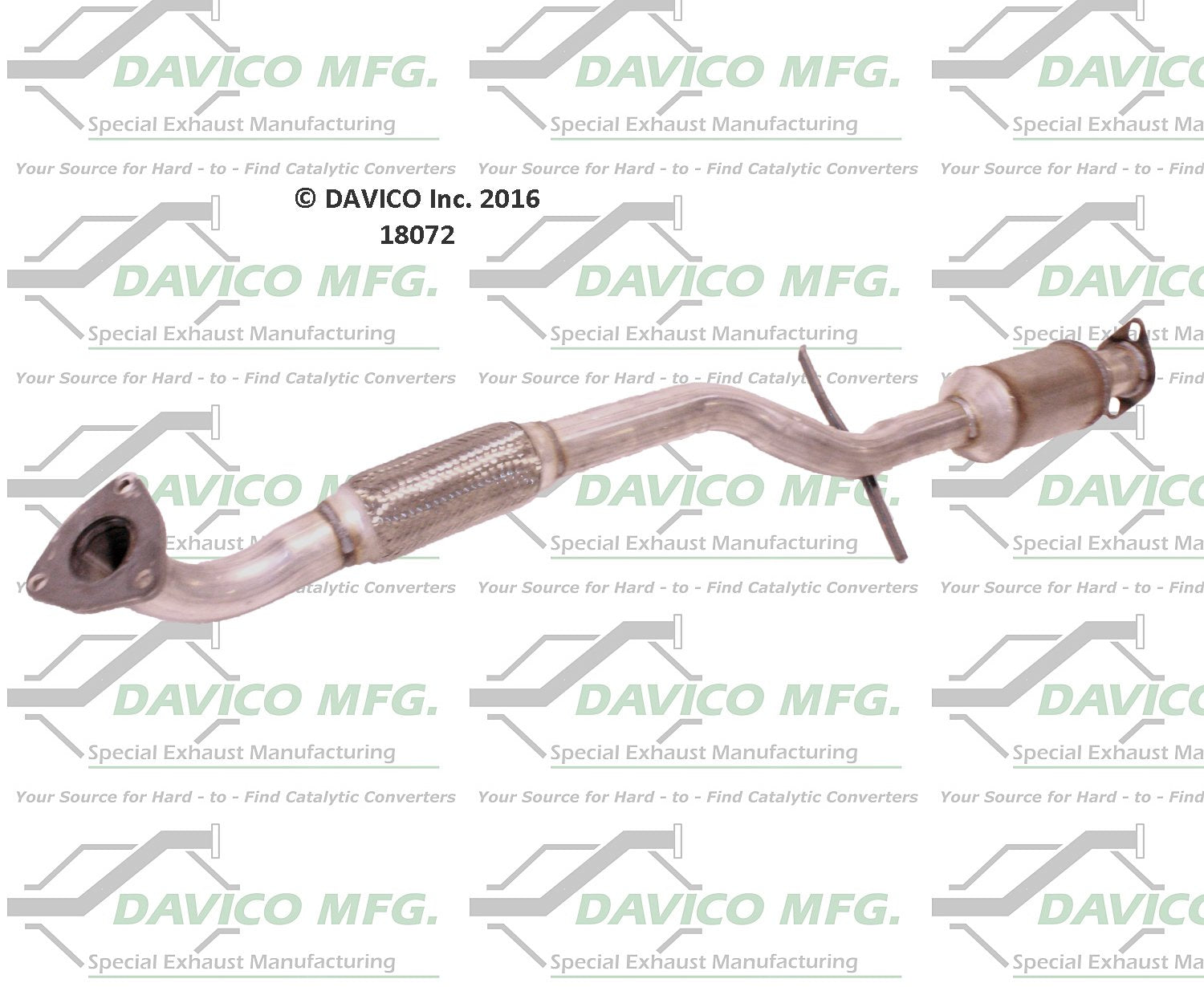 Davico Mfg Catalytic Converter  18072