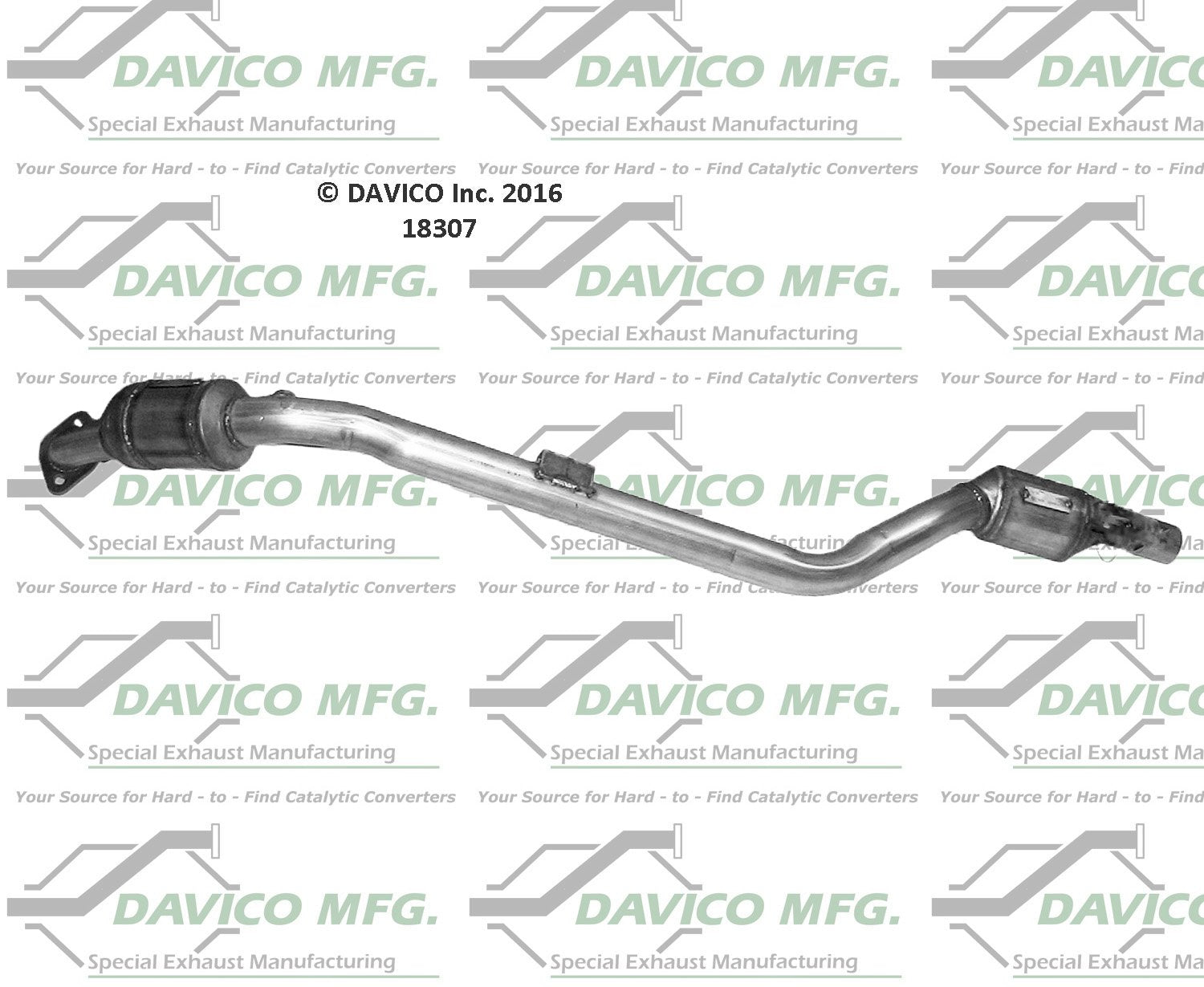 Davico Mfg Catalytic Converter  18307