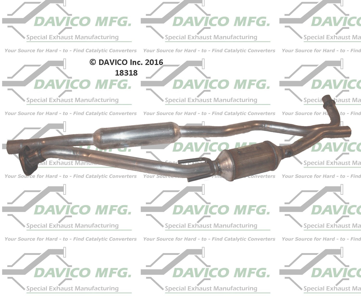 Davico Mfg Catalytic Converter  18318