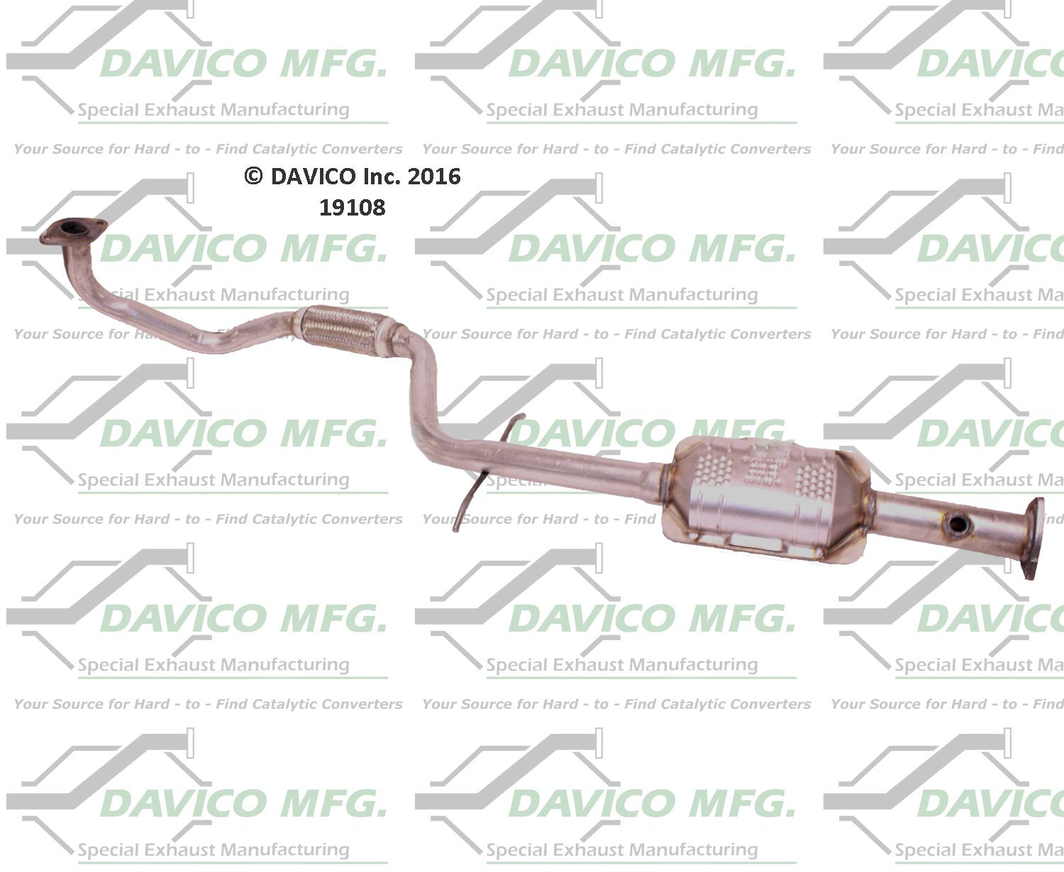 Davico Mfg Catalytic Converter  19108