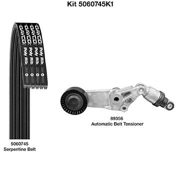 Dayco Serpentine Belt Drive Component Kit  5060745K1