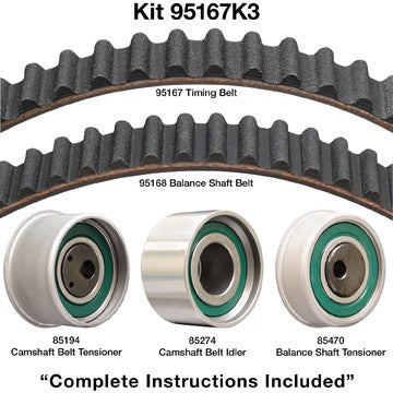 Dayco Engine Timing Belt Component Kit,Engine Timing Belt Kit  95167K3