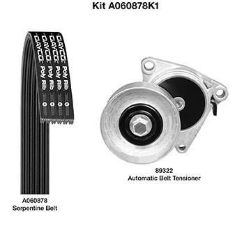 Dayco Serpentine Belt Drive Component Kit  A060878K1