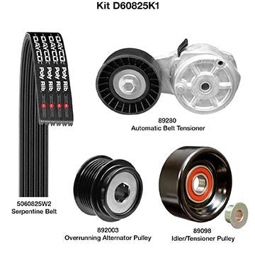 Dayco Serpentine Belt Drive Component Kit  D60825K1