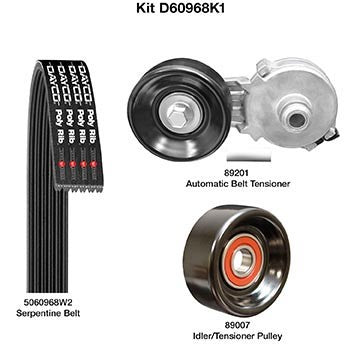 Dayco Serpentine Belt Drive Component Kit  D60968K1