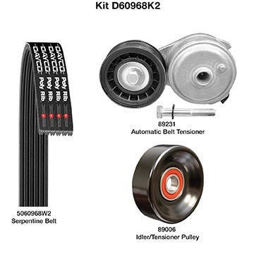 Dayco Serpentine Belt Drive Component Kit  D60968K2