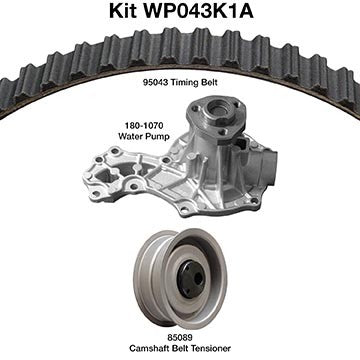 Dayco Engine Timing Belt Kit with Water Pump  WP043K1A