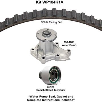 Dayco Engine Timing Belt Kit with Water Pump  WP104K1A